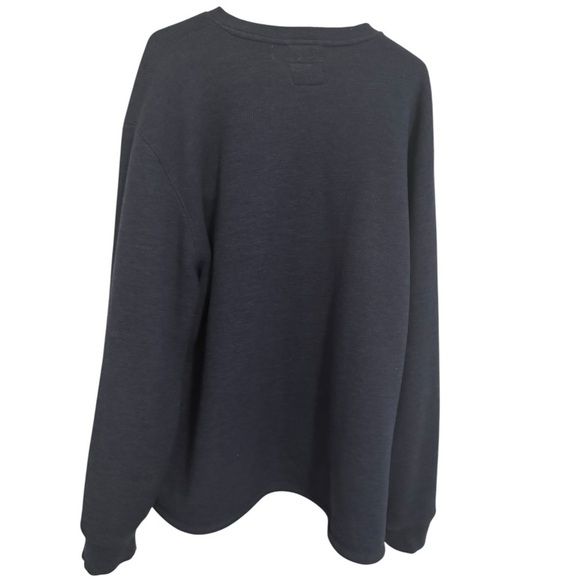 Coleman Sherpa Lined Waffle Henley Blue 3XL Shirt - Picture 5 of 5